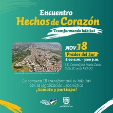 Encuentro Hechos de Coraz&oacute;n - Transformando h&aacute;bitat