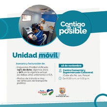 CC y Supermercado Ca&ntilde;averal / Unidad M&oacute;vil - Facturaci&oacute;n y asesor&iacute;a en impuestos y multas de tr&aacute;nsito