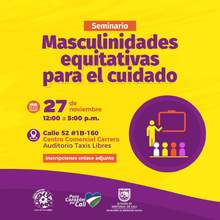 Masculinidades equitatiivas para el cuidado