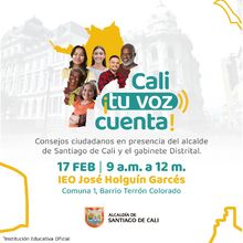 Cali &iexcl;tu voz cuenta!