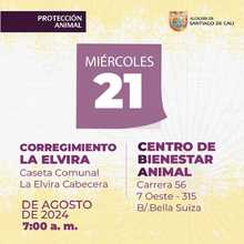 Jornada de esterilizaci&oacute;n Corregimiento La Elvira
