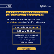 Jornada de sensibilizacion sobre Gestion del Riesgo