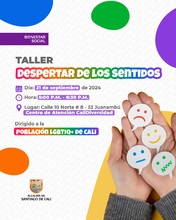Taller &lsquo;Despertar de los Sentidos&rsquo; para la poblaci&oacute;n LGBTIQ+