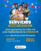 Feria de servicios Volvamos a mi cali bella