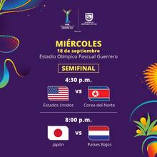 Semifinales Copa Mundial Sub-20 Femenina de la FIFA - Colombia 2024