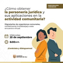 como obtener la personer&iacute;a jur&iacute;dica y  sus aplicaciones en la actividad comunitaria?