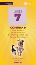 Jornada de Estetizaci&oacute;n - Lunes 7 de octubre COMUNA 9  Manuel Mar&iacute;a Buenaventura Parque Cien Palos