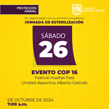 Jornadas de Esterilizaci&oacute;n 26 de octubre de  2024