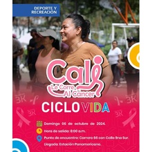 Ciclovida - Cali le corre al c&aacute;ncer