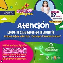 Inscripciones - Ciudadela de la alegr&iacute;a