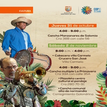 &iexcl;Este fin de semana, la cultura se toma tu comuna!