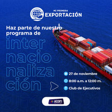 Mi Primera Exportaci&oacute;n