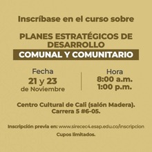 Plan estrat&eacute;gico comunitario