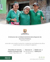 Compartir especial con los recicladores de oficio