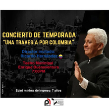Orquesta Filarm&oacute;nica de Cali / Concierto de Temporada: Una Traves&iacute;a por Colombia