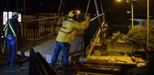 Administraci&oacute;n Municipal instal&oacute; nuevo tramo del puente peatonal de la calle 5&ordf; con carrera 23
