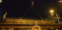 Administraci&oacute;n Municipal instal&oacute; nuevo tramo del puente peatonal de la calle 5&ordf; con carrera 23