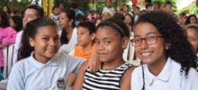 A trav&eacute;s de actividades l&uacute;dicas, culturales, recreativas, y con regalos de Navidad, m&aacute;s de 500 ni&ntilde;os y adolescentes de comunas y corregimientos del municipio participaron del cierre del proyecto &ldquo;Fortalecimiento, reconocimiento y promoci&oacute;n de  los Derecho
