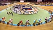 Velodromo en competencia