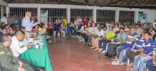 Visita territorio comuna 18, 9 de febrero de 2016