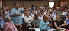 Asamblea de Transportadores con el Maurice Armitage