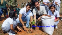 Foto jornada de reforestaci&oacute;n fundaci&oacute;n de Gustavo Yacam&aacute;n