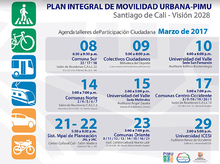 Se actualiza el Plan Integral de Movilidad Urbana con participaci&oacute;n ciudadana. 
