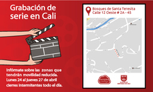 Grabaci&oacute;n de serie en Cali