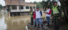 Inundacion r&iacute;o Cauca puerto nuevo Plan Jarillon