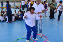 Millones de sonrisas hubo en el festival Calintegra que integr&oacute; a personas con discapacidad