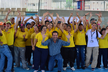 Millones de sonrisas hubo en el festival Calintegra que integr&oacute; a personas con discapacidad