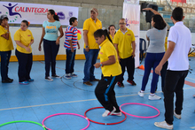 Millones de sonrisas hubo en el festival Calintegra que integr&oacute; a personas con discapacidad
