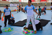 Millones de sonrisas hubo en el festival Calintegra que integr&oacute; a personas con discapacidad