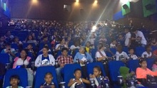 380 Ni&ntilde;os de zonas vulnerables de Cali disfrutaron de una ma&ntilde;ana de cine