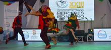 Nivel art&iacute;stico del Encuentro de danzas folcl&oacute;ricas Mercedes Monta&ntilde;o enamor&oacute; a los asistentes