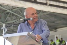 As&iacute; fue la ceremonia de entrega del helic&oacute;ptero que ya cuida a los cale&ntilde;os