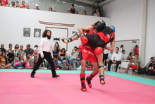 Los mejores exponentes del wushu sanda este fin de semana en la comuna 15