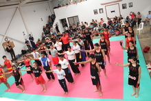 Los mejores exponentes del wushu sanda este fin de semana en la comuna 15