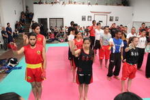 Los mejores exponentes del wushu sanda este fin de semana en la comuna 15