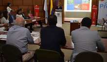 El alcalde Maurice Armitage y la Ministra de Trabajo Griselda Restrepo instalaron la &lsquo;mesa t&eacute;cnica: generaci&oacute;n empleo, ingresos y oportunidades y promoci&oacute;n del trabajo decente en Cali &ndash; ciudad regi&oacute;n&rsquo;, que se realiz&oacute; en el Centro Cultural de Cali este vie