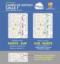 Cambia de sentido vial la calle S&eacute;ptima desde este domingo 24 de julio