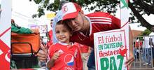 Cali vivi&oacute; una nueva jornada de f&uacute;tbol en paz