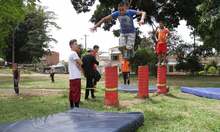 Con deporte se inaugur&oacute; el skate park Ciudad C&oacute;rdoba 14