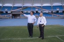 Alcalde de Cochabamba conoci&oacute; la experiencia cale&ntilde;a en la realizaci&oacute;n de eventos deportivos