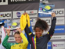 Los cale&ntilde;os del BMX dejaron en alto el nombre de Colombia. 