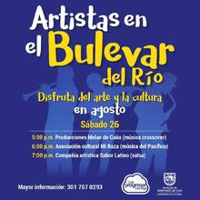 Disfruta de los &lsquo;Artistas en el Bulevar&rsquo; este s&aacute;bado 26 y domingo 27 de agosto