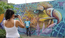 Termin&oacute; Graficalia, el primer festival que llen&oacute; de arte y color la ciudad