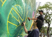 Termin&oacute; Graficalia, el primer festival que llen&oacute; de arte y color la ciudad
