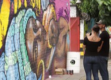 Termin&oacute; Graficalia, el primer festival que llen&oacute; de arte y color la ciudad