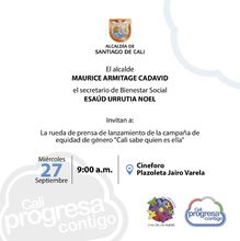 Rueda de prensa Qui&eacute;n es ella 